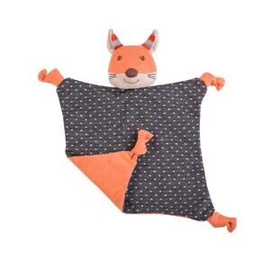 Apple Park Organic Farm Buddies Lovey Blankie Frenchy Fox Rattle Knots Security
